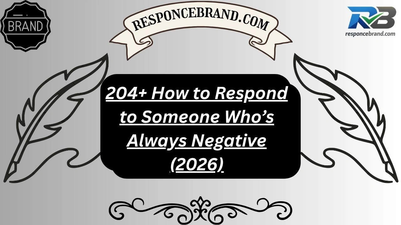 How to Respond to Someone