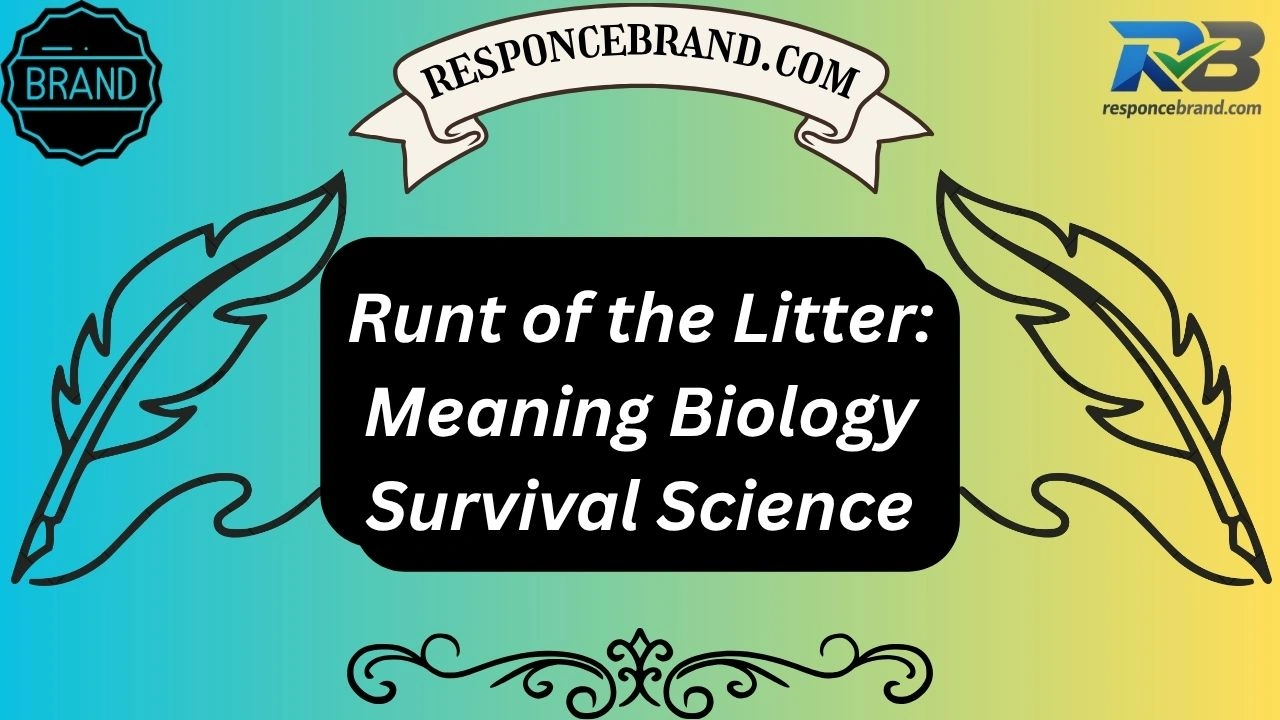 Runt of the Litter: Meaning Biology Survival Science