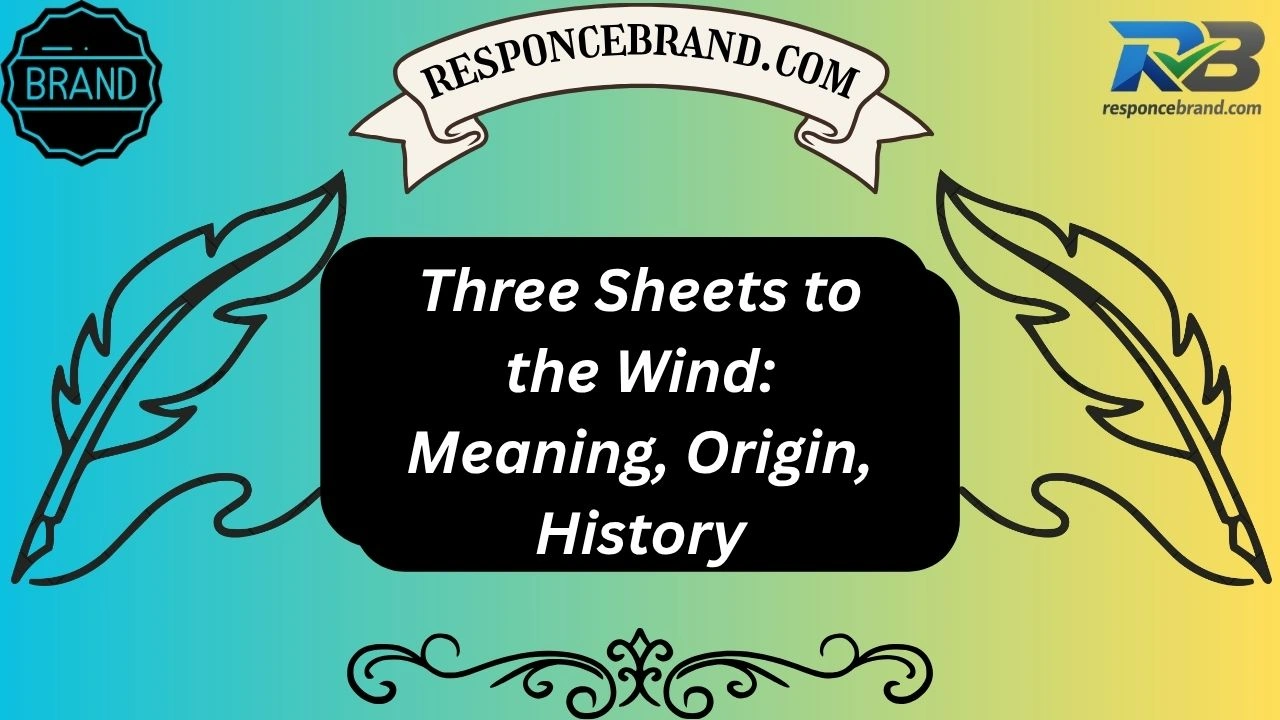 Three Sheets to the Wind: Meaning, Origin, History